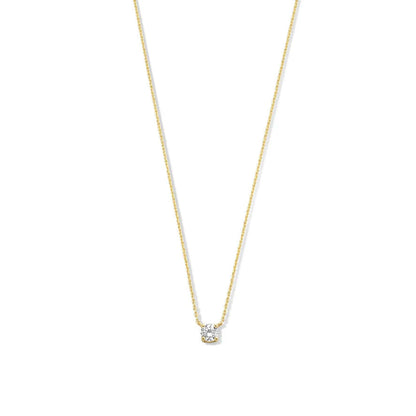 Cléa Moissanite Piedra Collar | Oro