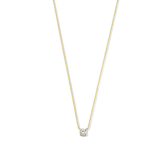 Cléa Moissanite Piedra Collar | Oro