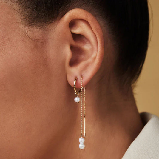 Delia Crest Aretes | Oro