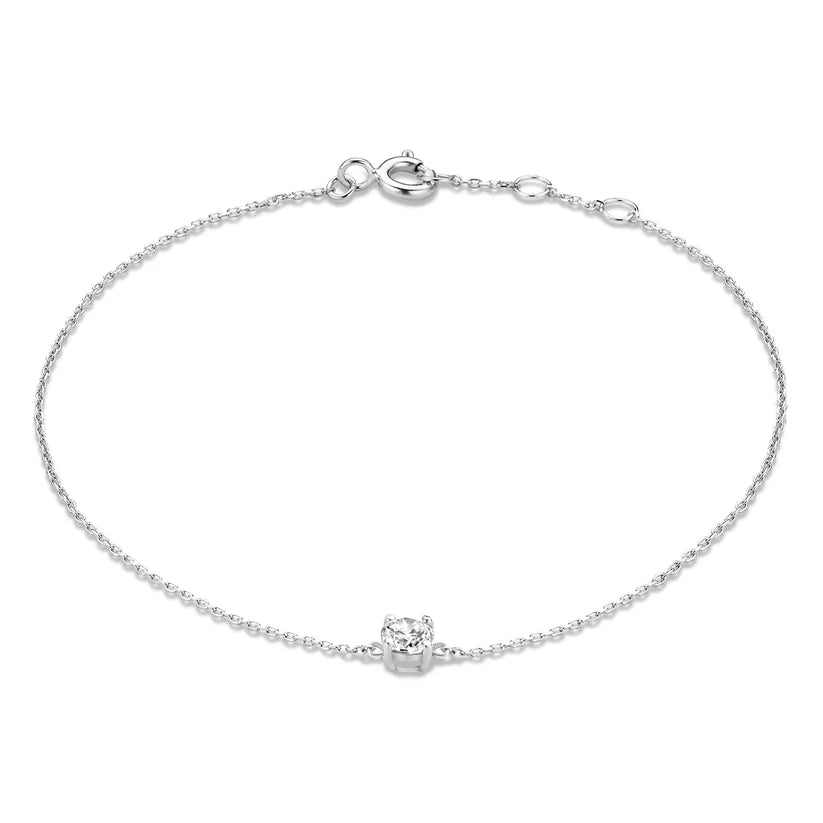 Cléa Moissanite Piedra Pulsera | Oro