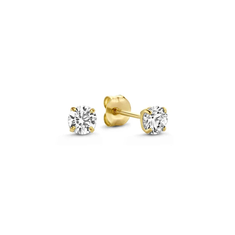 Dara Brillane Piedra Aretes Set | Oro