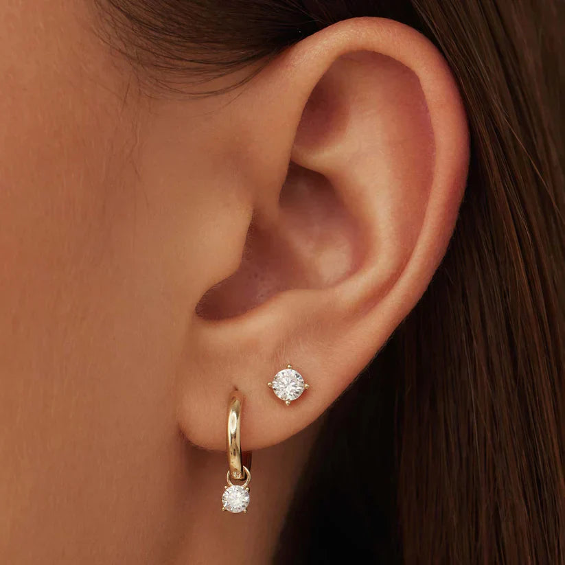 Larmes de Lune Piedra Aretes Set | Oro