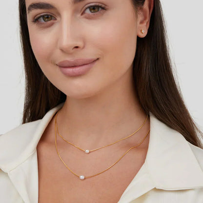 Sophisticated Layered Collar de Perlas