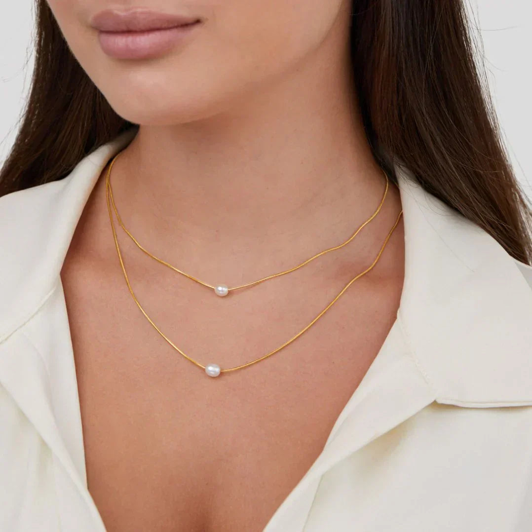 Sophisticated Layered Collar de Perlas