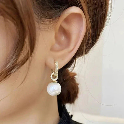 Stunning Aretes de Perlas