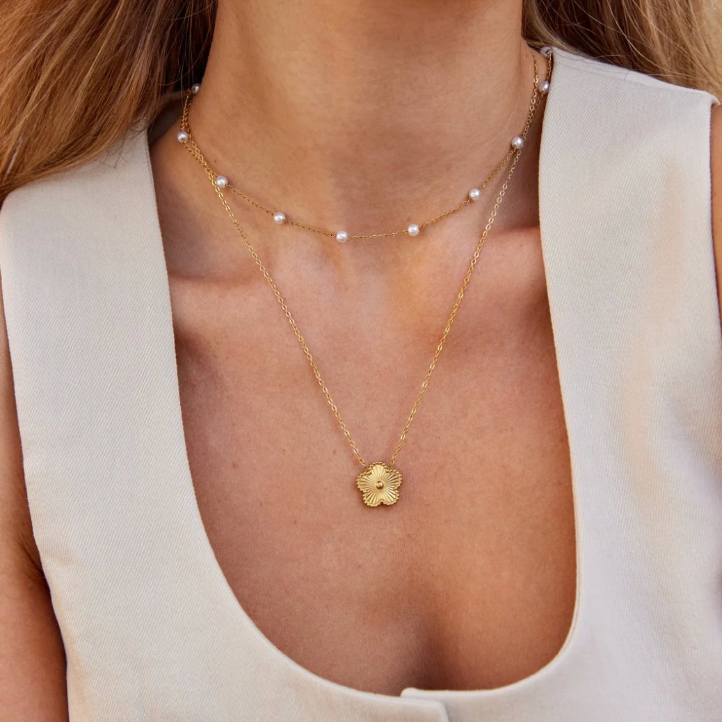 Timeless Perla Oro Collar