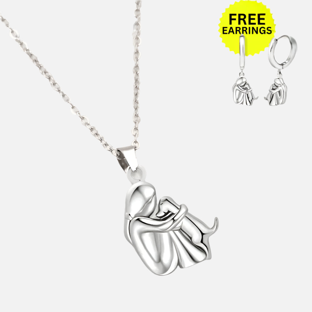 Wynter™ - Hug Pendant with Matching Aretes
