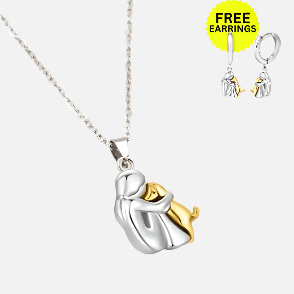 Wynter™ - Hug Pendant with Matching Aretes