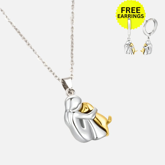 Wynter™ - Hug Pendant with Matching Aretes