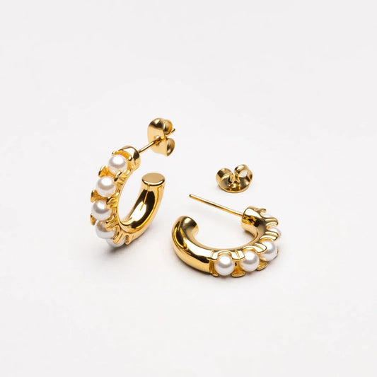 Mother-of-Perla Dije Aretes