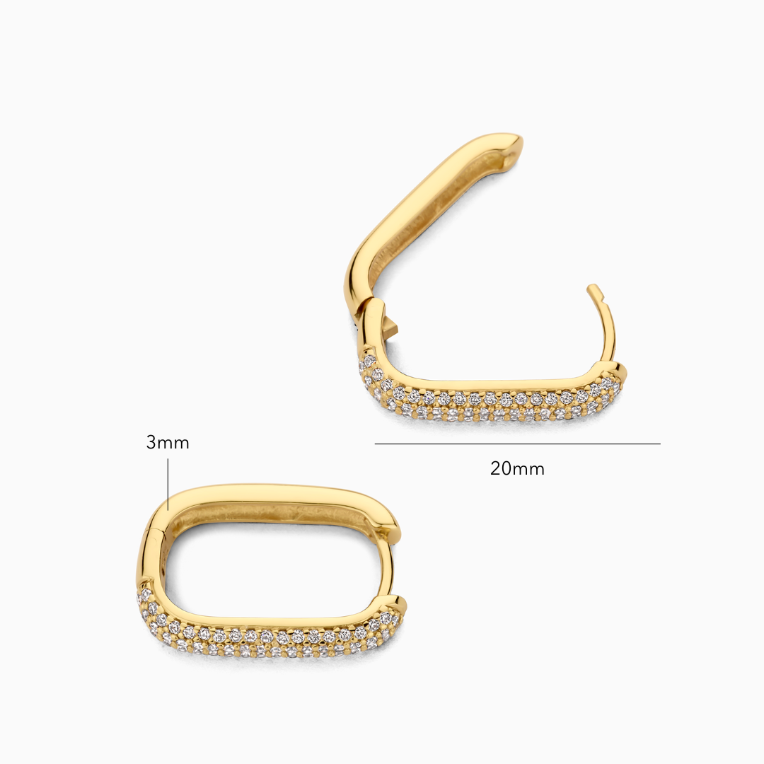 Icon Pave Aros | Oro