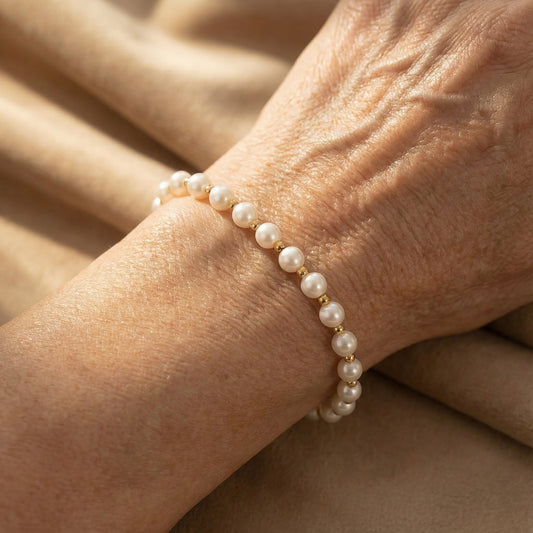 The Icon Pulsera de Perlas