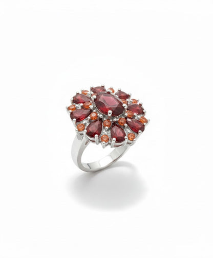 Scarlet Petal Anillo | Oro